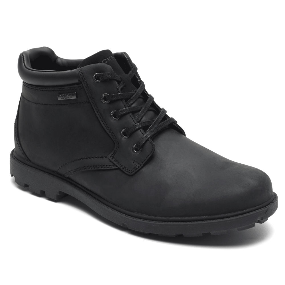 Rockport Støvler Herre Svart - Storm Surge Plain Toe - OZXE50941